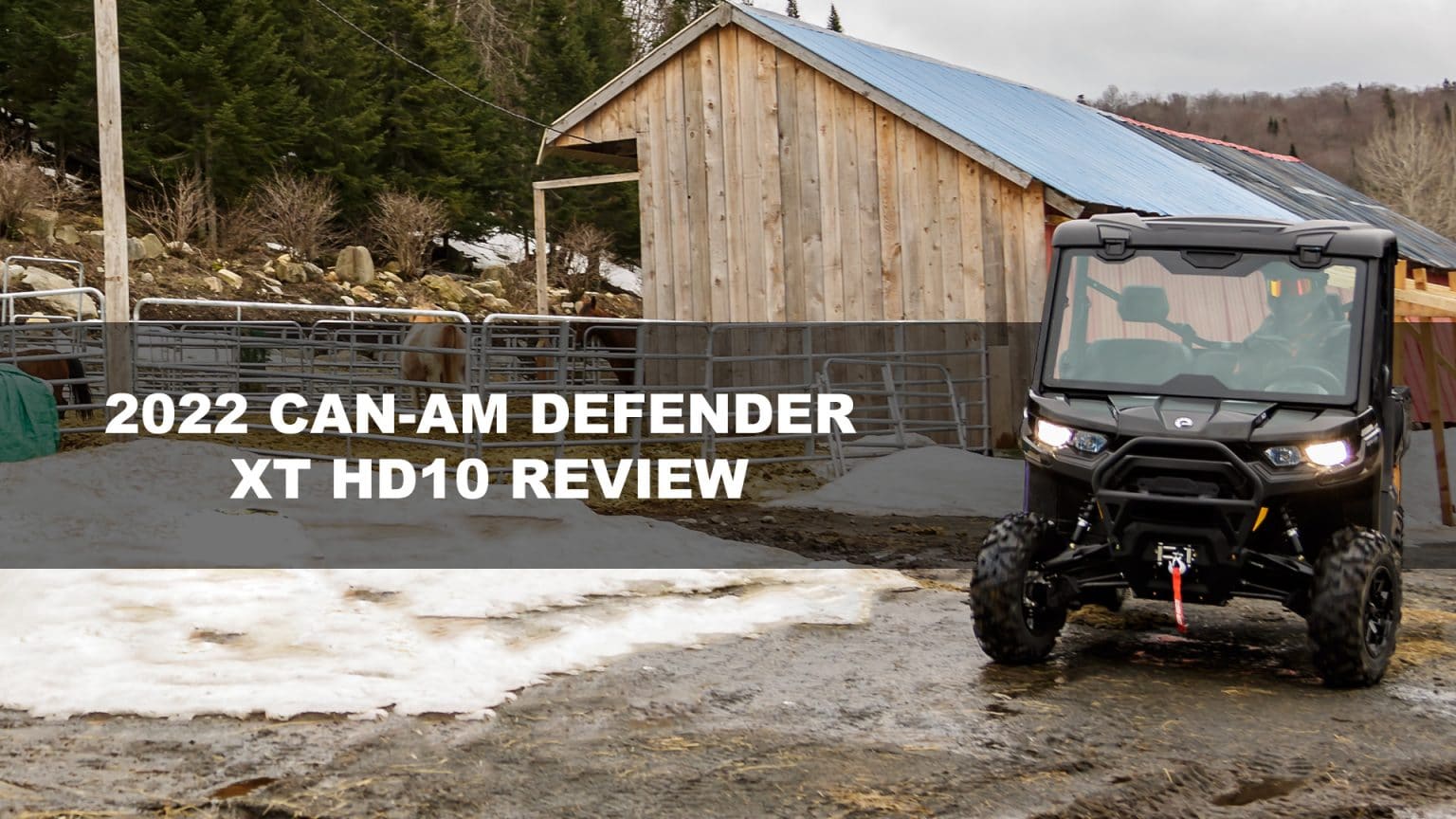2022 Can Am Defender XT HD10 Video Review UTV Magazine